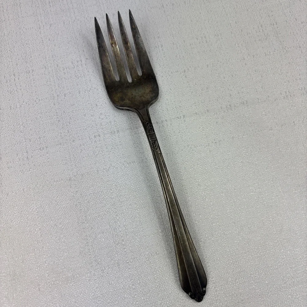Vintage International‎ Silver Stratford Plate STARLIGHT Serving Fork